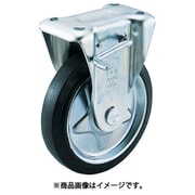 TKB-75 [プレス製ゴムキャスター 固定ストッパー付 Φ75]