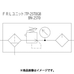 ヨドバシ.com - トラスコ中山 TRUSCO TP-25TOGB-8 [FRLコンパクト