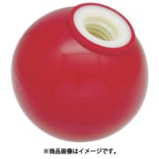 樹脂製握り玉 金具なし赤 25XM6mm TPB25-6R