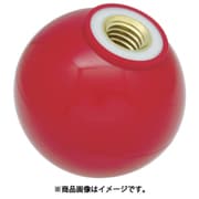 樹脂製握り玉 金具付赤 40XM12mm TPC40-12R
