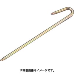 ロープ止めJ型6×200mm TRJ-620