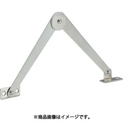 ステンレス製タスキステー 左用 全長200mm TS-43-L