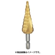 六角軸ステップドリル 2枚刃チタンコーティング 4~12mm TSDSC12
