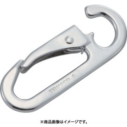 TSF-5D [スナップフック ステンレス製 D型 線径Φ5.5X開口7mm]