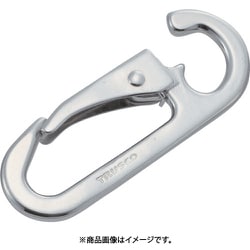 スナップフック ステンレス製 D型 線径Φ8X開口10mm TSF-8D
