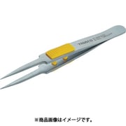 TSP-214 [ラバーグリップ付ステンレスピンセット 115mm 極細鋭型]