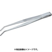 TSP-24 [ステンレス製ピンセット 150mm 曲ギザ付]