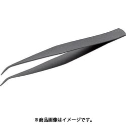 TSP-43 [ステンレス製ピンセット フッ素コートタイプ 125mm 曲爪]