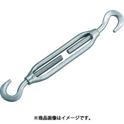 枠式ターンバックル フック&フックタイプ ねじ径3/8 TTB-05