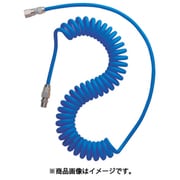 ウレタンコイルホース 4.0m ブルー TUNA-5