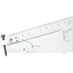 溶接ゲージ 精密アンダーカット測定用 1目盛0.2mm TWGU-2S