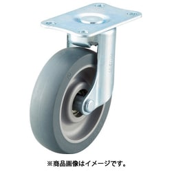 こまわり君用省音キャスター Φ75エラストマー車 自在 TYEF-75ELB