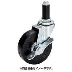 パイプ差込式キャスター 自在ストッパー付 Φ75 TYLTF-75RHS