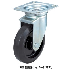 プレス製ナイロンホイールゴムキャスター 自在 Φ150 TYNRJ-150