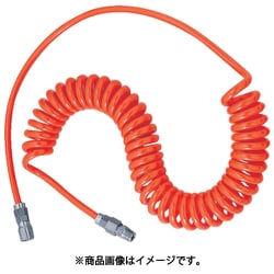ウレタンコイルホース 4.0m オレンジ UCH-5
