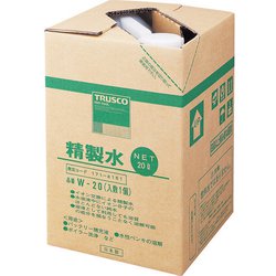 ヨドバシ.com - トラスコ中山 TRUSCO W-20 [精製水 20L] 通販