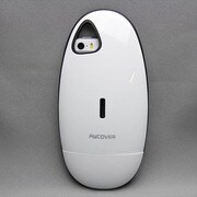 MINIOPAL SELLCTION 25319 [iPhone5/5s用 スタンド変身可能エッグ型ケース プラスチック×シリコン ホワイト]