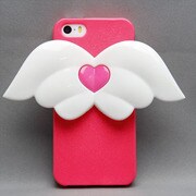 MINIOPAL SELLCTION 25289 [iPhone5/5s用 エンジェルケース シリコン×プラスチック ピンク]