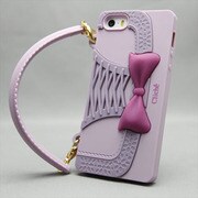 MINIOPAL SELLCTION 25159 [iPhone5/5s用 バック型ケース シリコン パープル]
