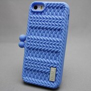MINIOPAL SELLCTION 25012 [iPhone5/5s用 バック型ケース シリコン ブルー]