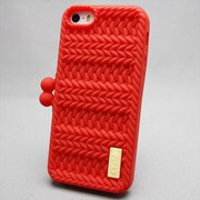MINIOPAL SELLCTION 25036 [iPhone5/5s用 バック型ケース シリコン オレンジ]