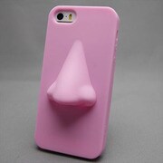 MINIOPAL SELLCTION 25005 [iPhone5/5s用 鼻付き イヤホンヘッド収納可 シリコン ピンク]