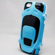 MINIOPAL SELLCTION 22561 [iPhone5/5s用 車型レーシングケース プラスチック エメラルドブルー]