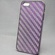 MINIOPAL SELLCTION 22677 [iPhone5/5s用 キラキラケース チェック アルミ パープルピンク]