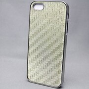 MINIOPAL SELLCTION 22684 [iPhone5/5s用 キラキラケース チェック アルミ きらきらゴールド]