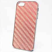 MINIOPAL SELLCTION 22691 [iPhone5/5s用 キラキラケース チェック アルミ レッド]