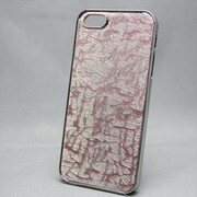 MINIOPAL SELLCTION 21571 [iPhone5/5s用 キラキラ立体シリーズ アルミ Ｓピンク]