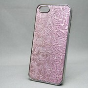 MINIOPAL SELLCTION 21892 [iPhone5/5s用 キラキラ立体シリーズ アルミ Ｓピンク]