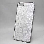 MINIOPAL SELLCTION 21915 [iPhone5/5s用 キラキラ立体シリーズ アルミ Ｓシルバー]