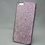 MINIOPAL SELLCTION 22608 [iPhone5/5s用 キラキラ立体シリーズ アルミ ベビーピンク]