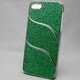 MINIOPAL SELLCTION 22752 [iPhone5/5s用 キラキラ3分割シリーズ アルミ グリーン]