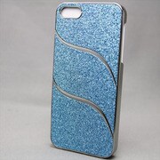 MINIOPAL SELLCTION 22806 [iPhone5/5s用 キラキラ3分割シリーズ アルミ ブルー]