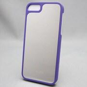 MINIOPAL SELLCTION 24855 [iPhone5/5s用 ミラーケース プラスチック＆ステンレス ステンレス＆パープル]