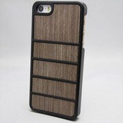 MINIOPAL SELLCTION 24770 [iPhone5/5s用ウッドケース プラスチック＆ウッド ウッド＆ブラック]