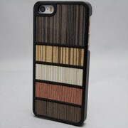 MINIOPAL SELLCTION 24800 [iPhone5/5s用ウッドケース ウッド＆プラスチック カラフルウッド＆ブラック]
