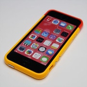 MINIOPAL SELLCTION 25227 [iPhone5/5s用 カラフルバンパー シリコン オレンジ＆ピンク]