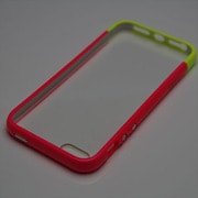 MINIOPAL SELLCTION 25258 [iPhone5/5s用 2色バンパー＋クリアボード付き プラスチック ピンク＆イエロー]