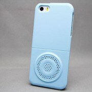 MINIOPAL SELLCTION 21953 [iPhone5/5s用 カラフル 上下組み込み式 スピーカーモチーフケース 水色]