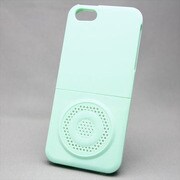 MINIOPAL SELLCTION 22240 [iPhone5/5s用 カラフル 上下組み込み式 スピーカーモチーフケース グリーン]