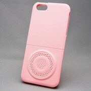 MINIOPAL SELLCTION 22257 [iPhone5/5s用 カラフル 上下組み込み式 スピーカーモチーフケース ピンク]