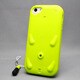 MINIOPAL SELLCTION 22066 [iPhone5/5s用 ブタちゃんモチーフ ストラップ装着可能ケース シリコン 黄緑]