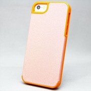 MINIOPAL SELLCTION 22462 [iPhone5/5s対応 2色組み ラメ入りケース プラスチック きらきらオレンジ＆オレンジ]