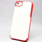 MINIOPAL SELLCTION 22486 [iPhone5/5s対応 2色組み ラメ入りケース プラスチック 白＆ピンク]
