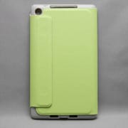 NEXUS7(2013年発売モデル) シンプル開閉式 スタンド可ケース 合皮×プラスチック グリーン MINIOPAL SELLCTION 24572