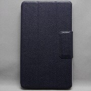 NEXUS7(2013年発売モデル) 左右開閉式 ロール式シンプルケース 合皮×プラスチック ブラック MINIOPAL SELLCTION 24299