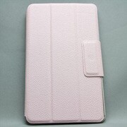 NEXUS7(2013年発売モデル) 左右開閉式 ロール式シンプルケース 合皮×プラスチック ベビーピンク MINIOPAL SELLCTION 25517